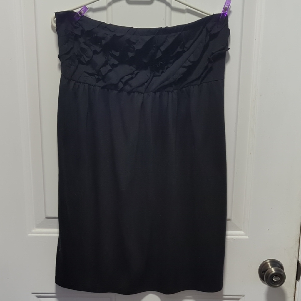 OP Black Strapless Dress